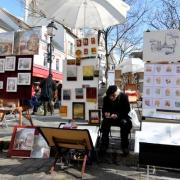 Paris 75 la place du tertre