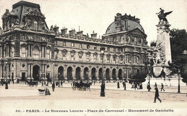 Le Louvre, cpa