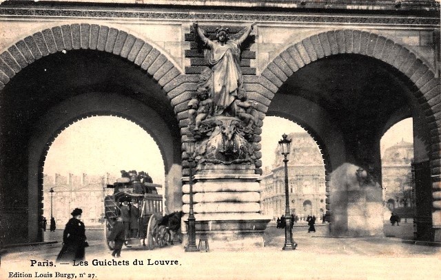 Paris 75 le louvre les guichets cpa