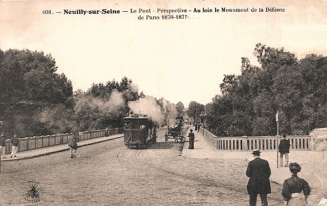 Le pont de Neuilly, cpa