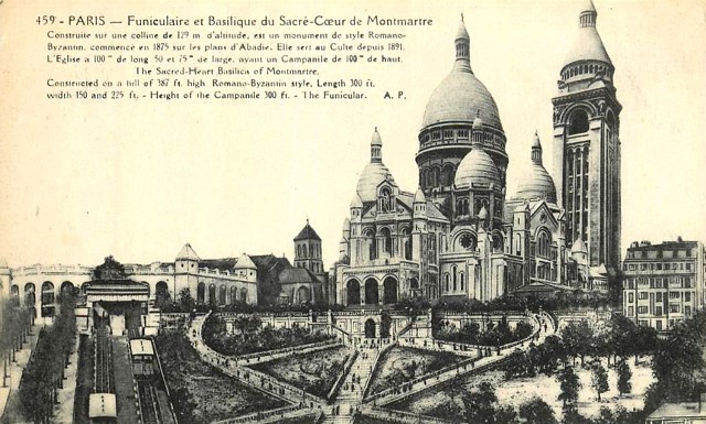 Paris 75 le sacre coeur cpa