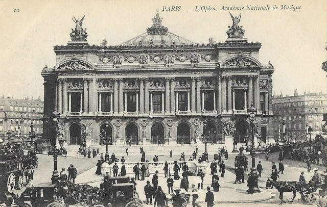 Paris 75 opera palais garnier cpa