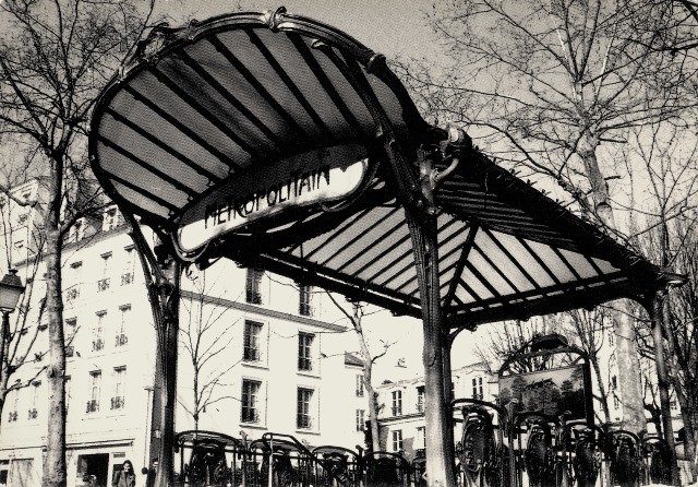 Station Guimard Abbesses, cpa