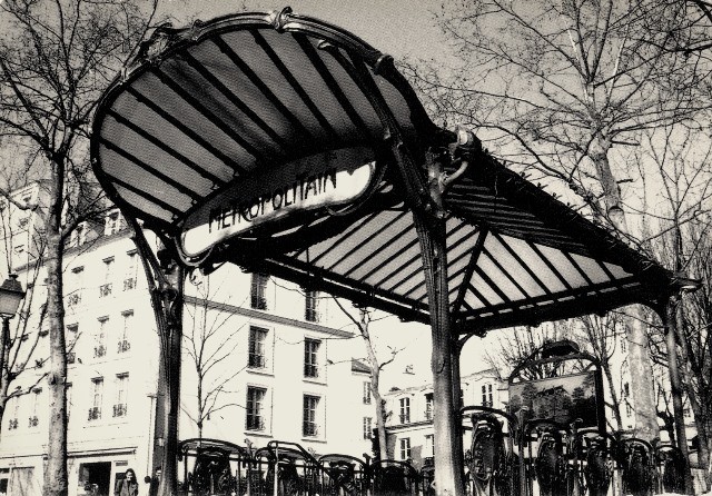 Paris 75 une station guimard abbesses cpa