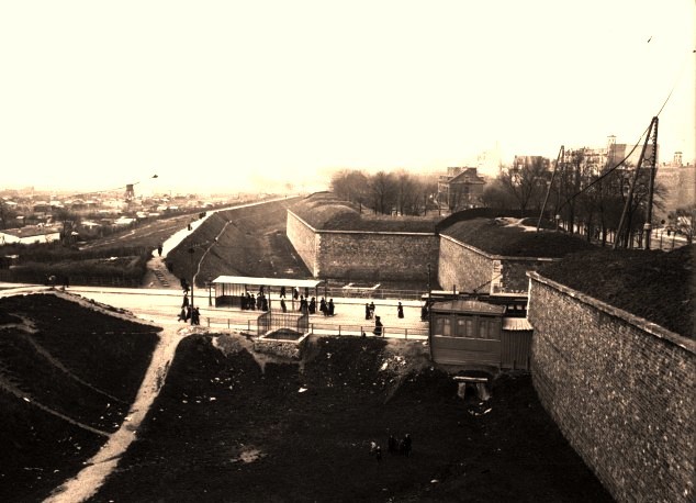 Les fortifications Porte de Versailles, cpa
