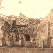 Passy-sur-Marne (Aisne) CPA 14-18 Ruines de l'église Saint-Eloi