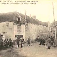 Passy-sur-Marne (Aisne) CPA Café-restaurant Félix Dubois