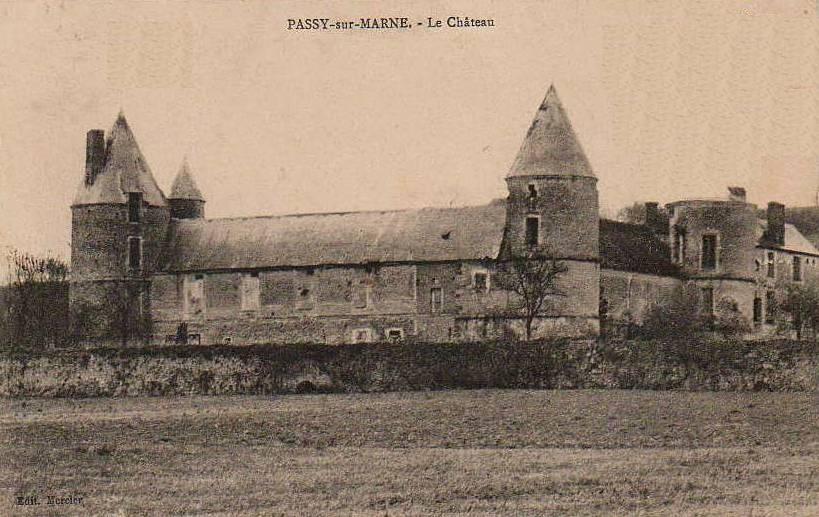 Passy-sur-Marne (Aisne) CPA le château