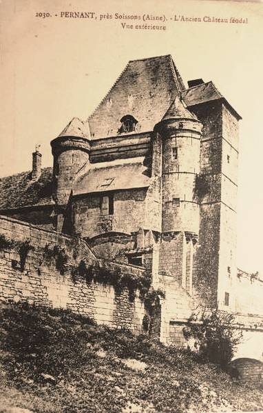 Pernant (Aisne) CPA Le château