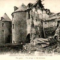 Peronne somme 1914 1918 le chateau cpa