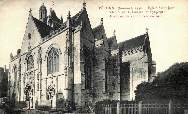 Peronne somme l eglise cpa