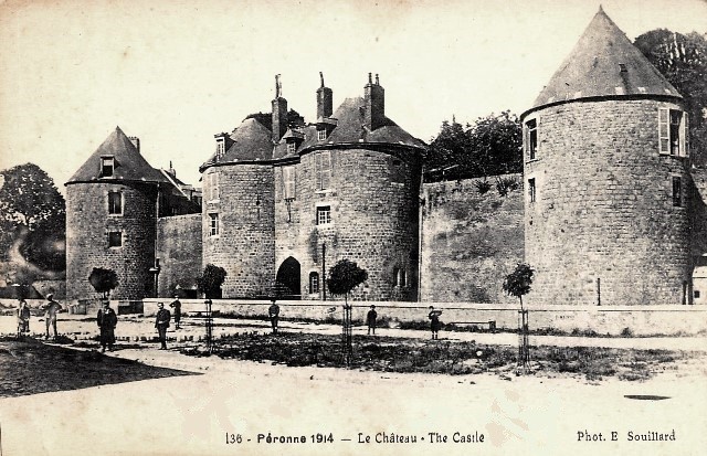 Peronne somme le chateau cpa
