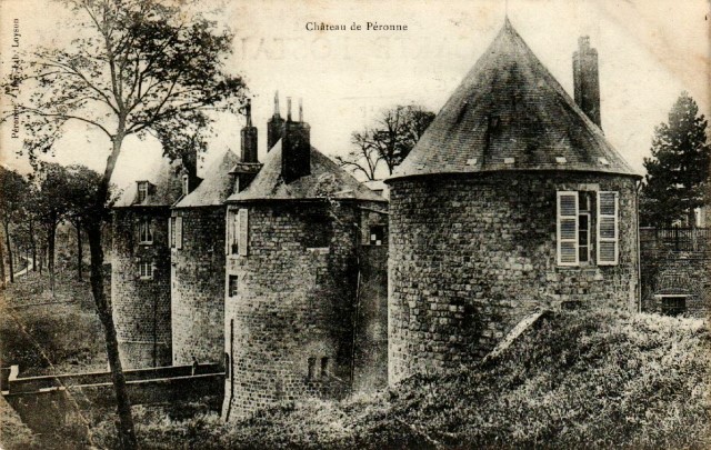 Peronne somme le chateau cpa