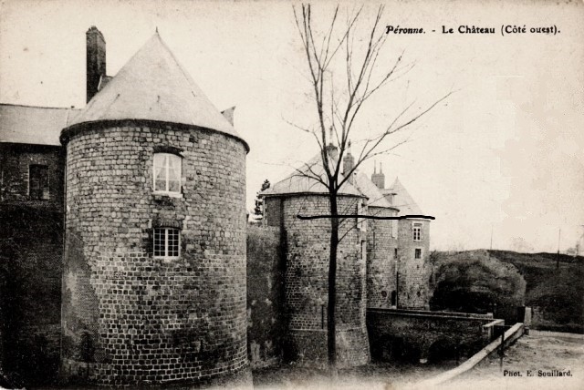 Peronne somme le chateau cpa