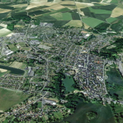 Peronne somme vue satellite