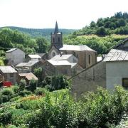 Peux et couffouleux aveyron couffouleux l eglise vue generale