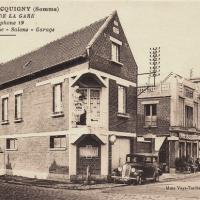 Picquigny somme l hotel de la gare cpa