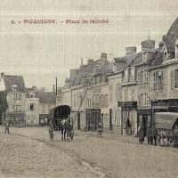 Picquigny somme la place du marche cpa