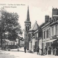Picquigny somme la rue saint pierre cpa