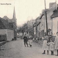 Picquigny somme la rue saint pierre cpa