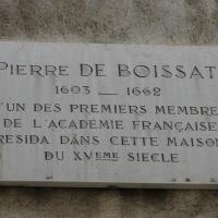 Plaque sur la maison Faugier