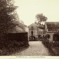 Pitres eure l ile sainte helene cpa