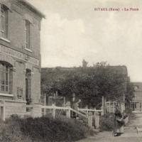 Pitres eure la poste cpa