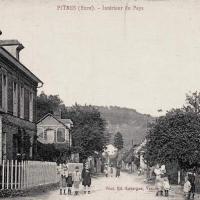 Pitres eure le village cpa