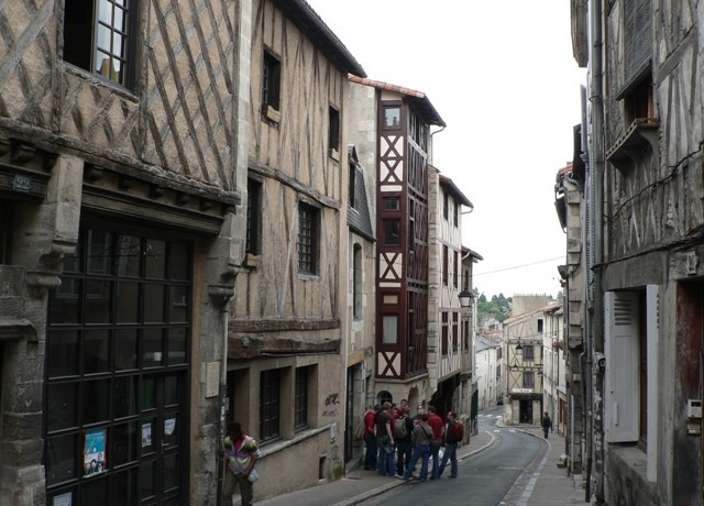 Poitiers vienne la rue de la chaine