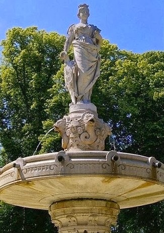 Poppa de Bayeux, fontaine de Bayeux