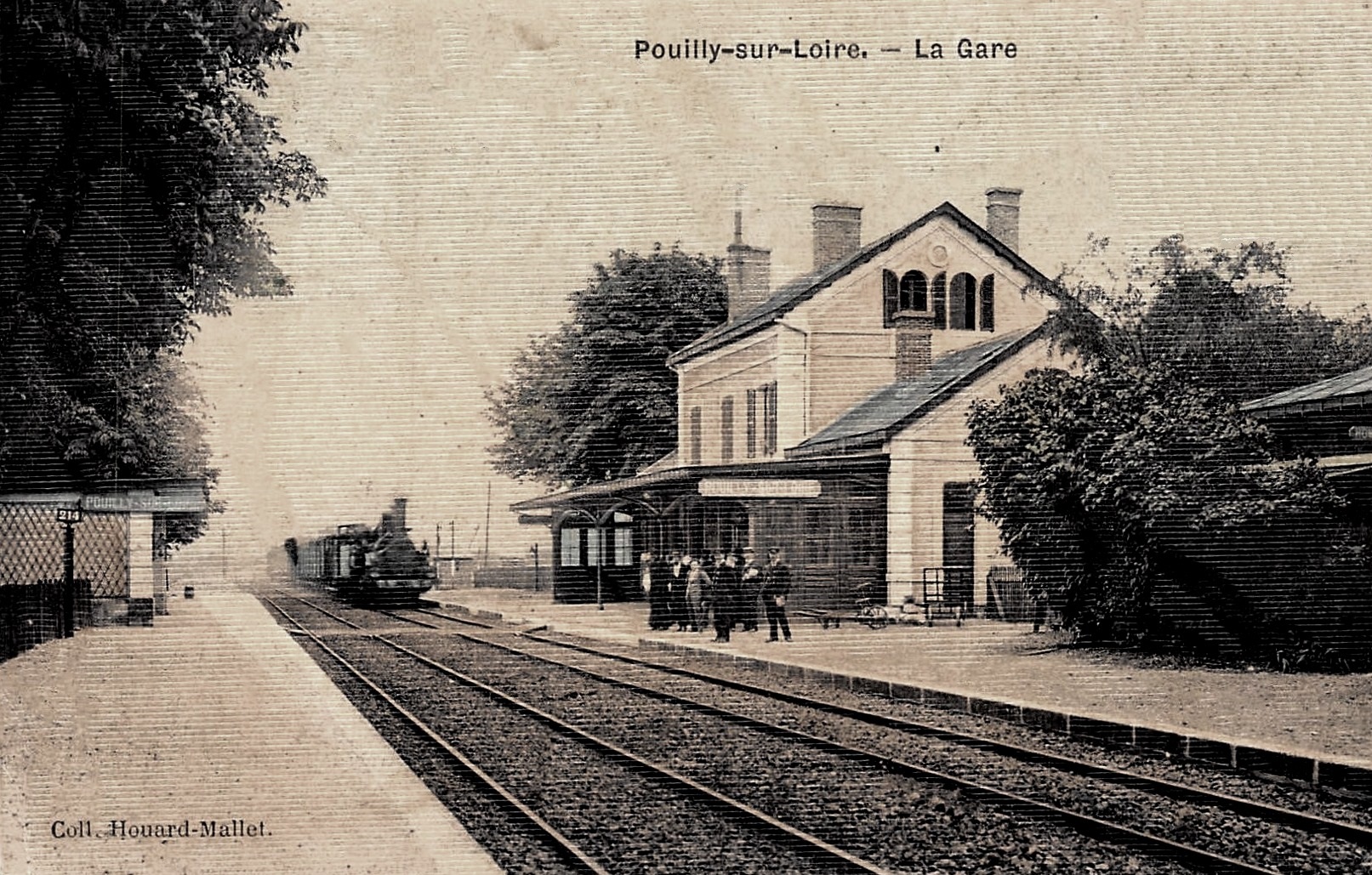 Pouilly-sur-Loire (Nièvre) La gare CPA