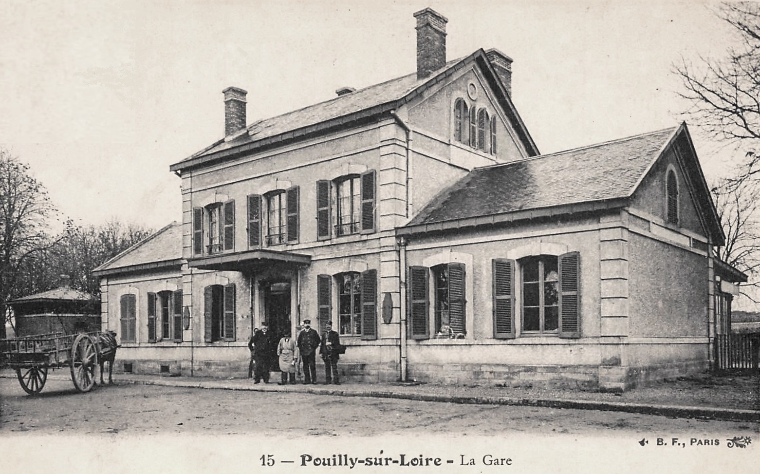 Pouilly-sur-Loire (Nièvre) La gare CPA