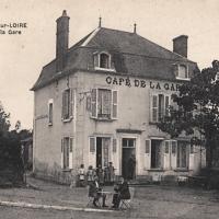 Le café de la gare CPA