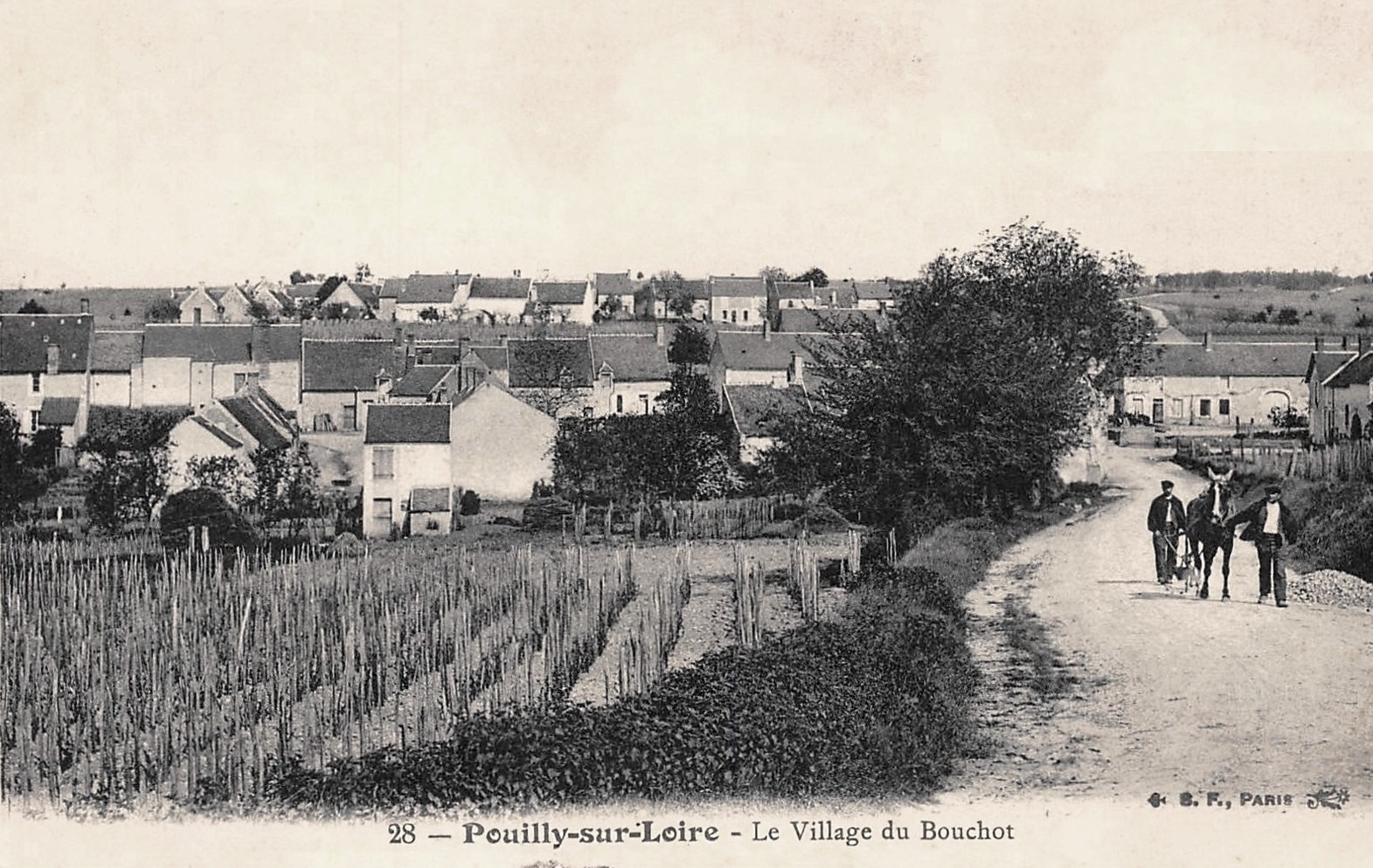 Pouilly-sur-Loire (Nièvre) Le hameau du Bouchot CPA