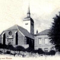 Pouilly-sur-Meuse (Meuse) L'église Saint Martin CPA