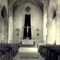 Pouilly-sur-Meuse (Meuse) L'église Saint Martin CPA