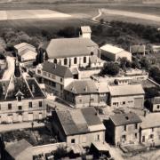 Pouilly-sur-Meuse (Meuse) Vue aérienne CPA