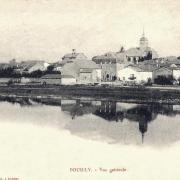 Pouilly-sur-Meuse (Meuse) Vue générale CPA