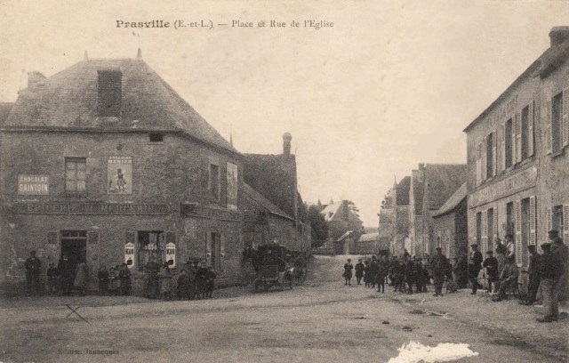 Prasville (28) La grand' rue CPA