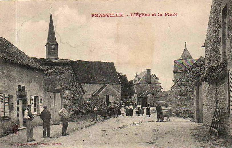 Prasville (28) La place CPA