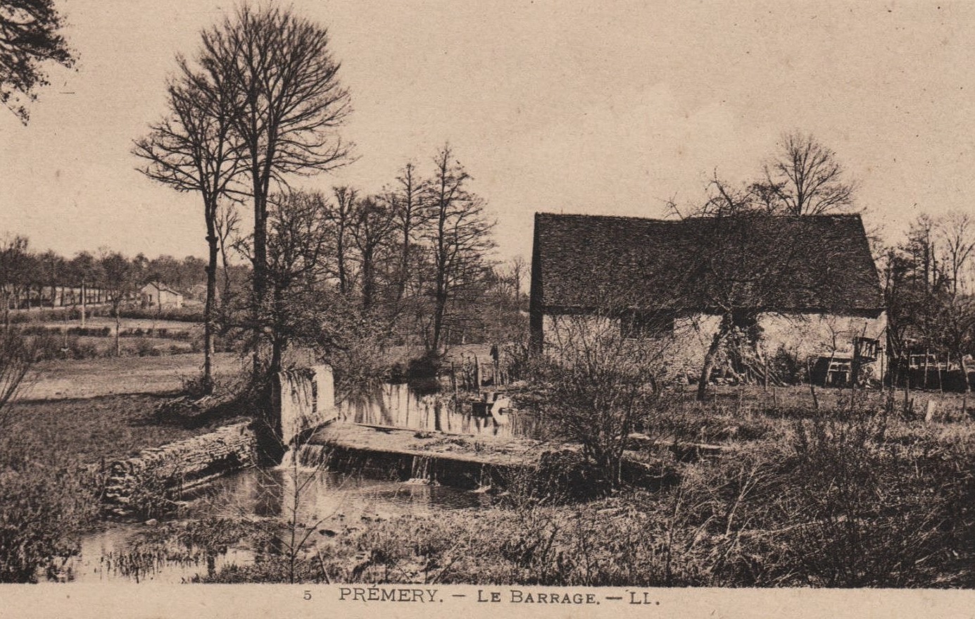 Prémery (Nièvre) Le barrage CPA