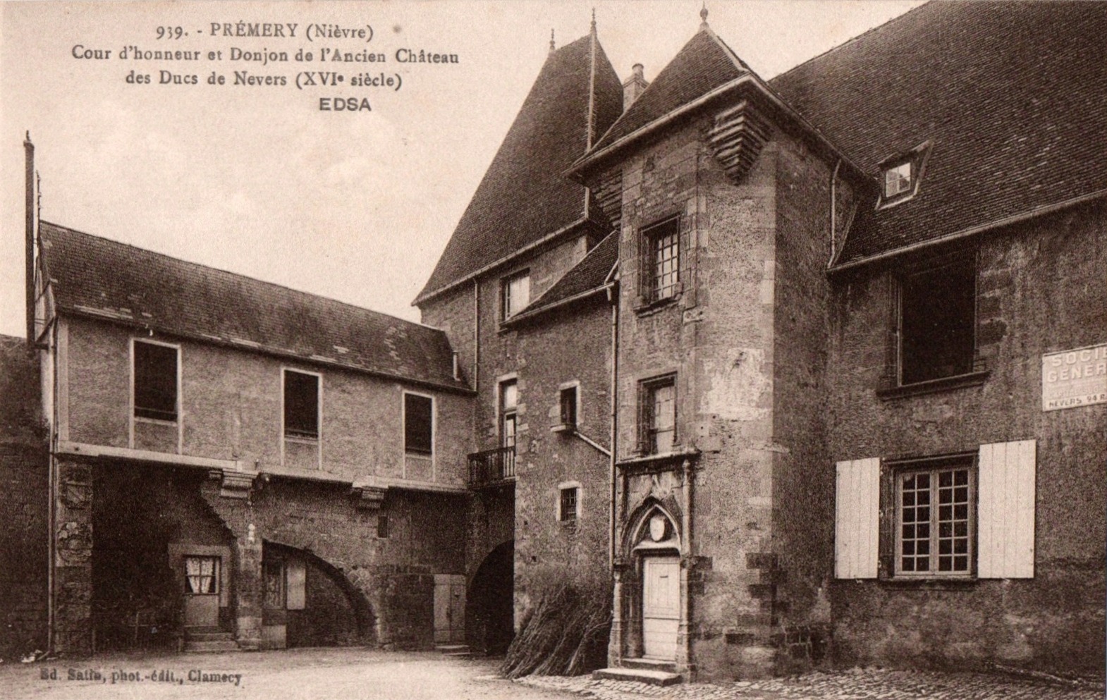 Prémery (Nièvre) Le château CPA