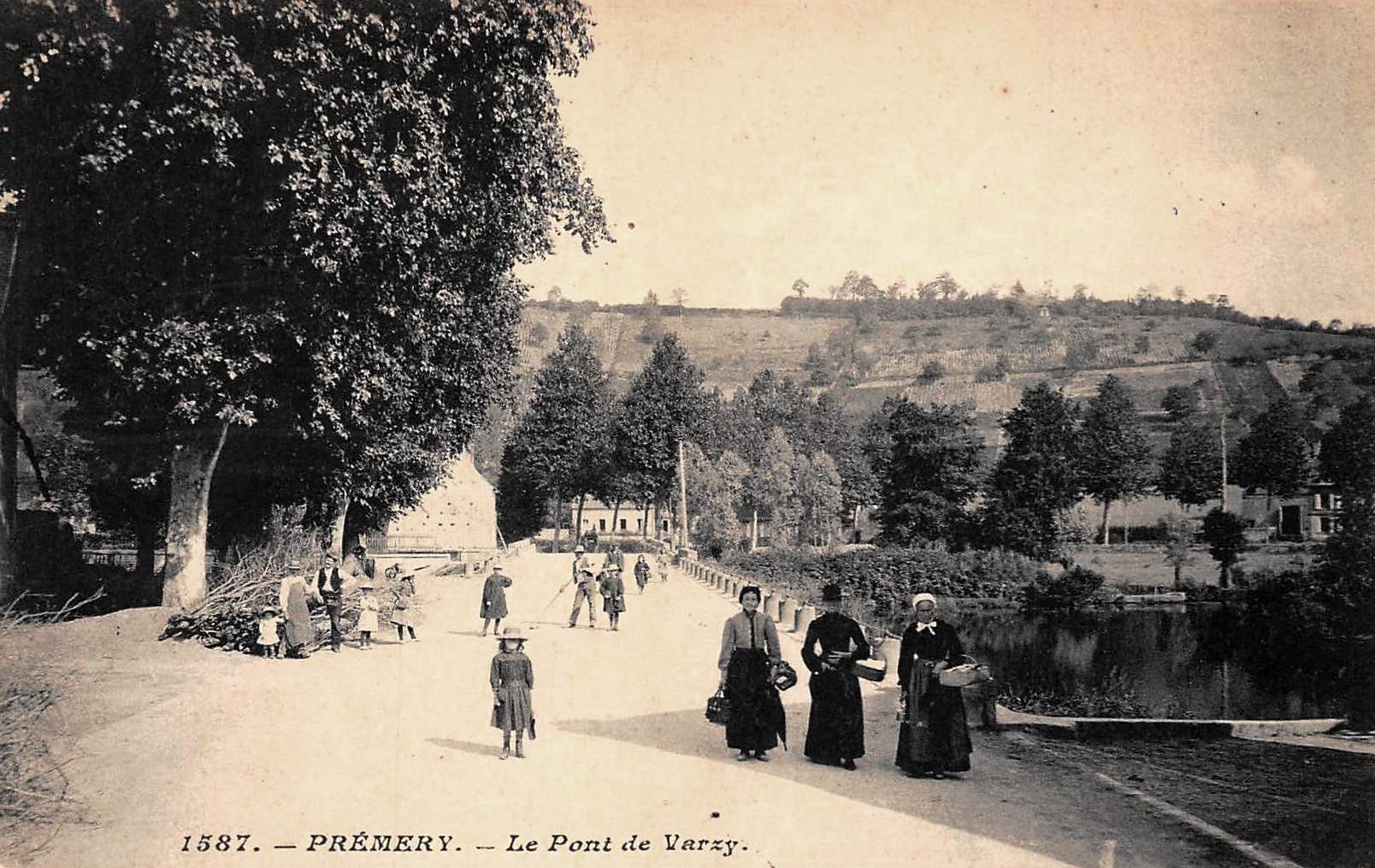 Prémery (Nièvre) Le pont de Varzy CPA