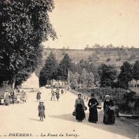 Le pont de Varzy CPA