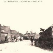 Prémont (Aisne) CPA Entrée du village