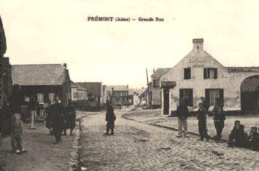 Prémont (Aisne) CPA Grande rue