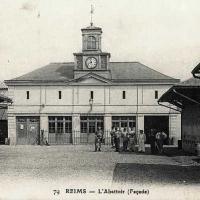 Reims 51 l abattoir cpa