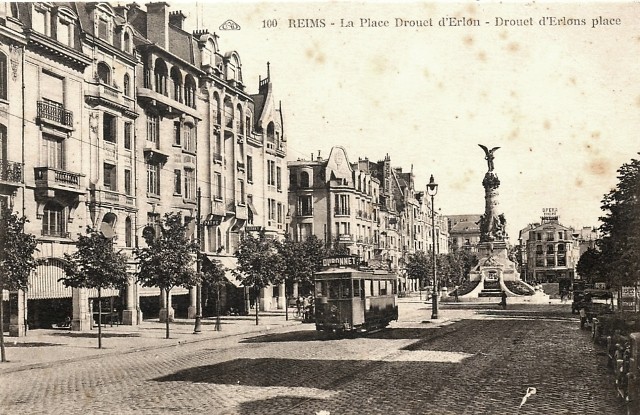 Reims 51 la place drouet d erlon cpa