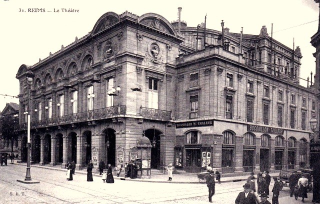 Reims 51 le theatre cpa