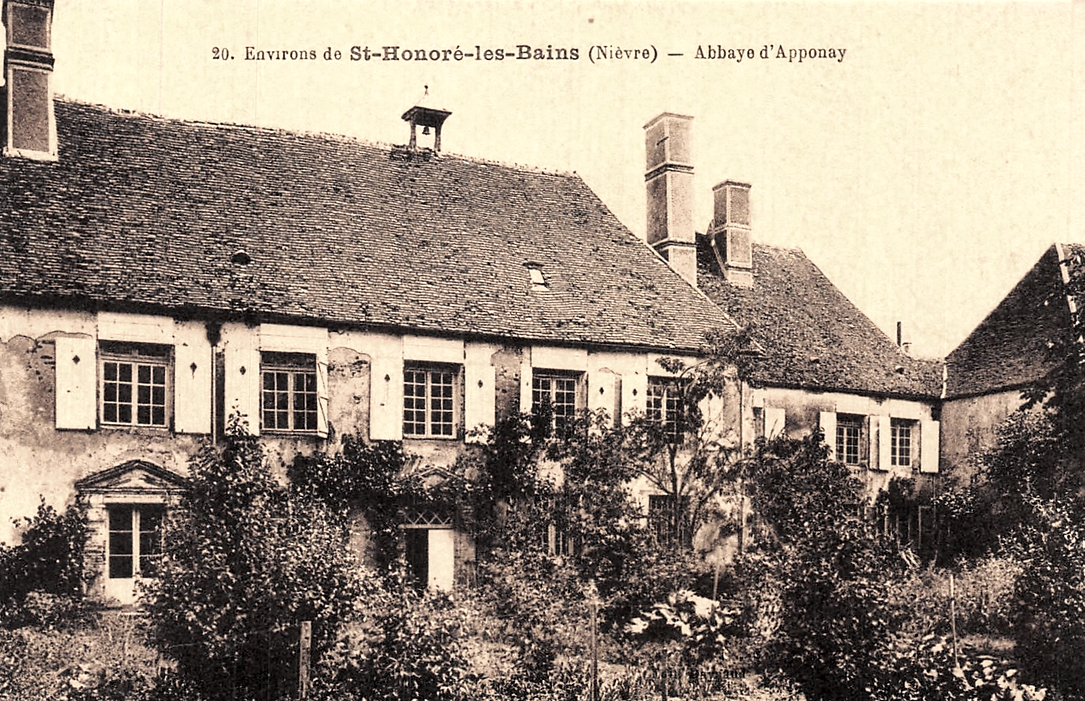 Rémilly (Nièvre) L'abbaye d'Apponay CPA